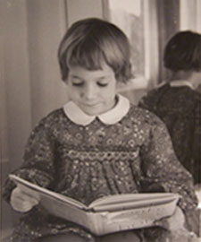 Amy as a young child